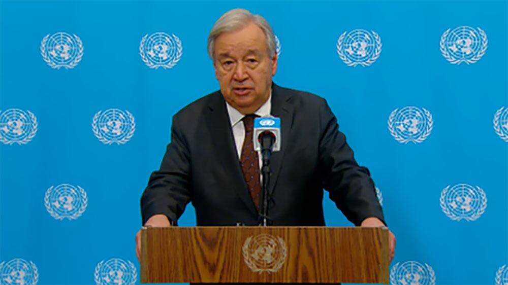 Guterres alerta para “estrangulamento marítimo” causado por guerras atuais