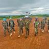 O comandante da Força Monusco, general Ulisses de Mesquita Gomes, visitou Mangualu e Bunia.