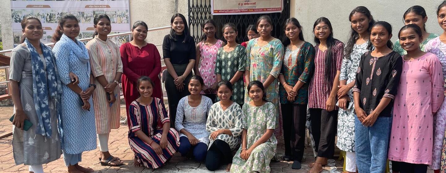 Tribal students engage with Foreign Scholarship Scheme beneficiaries under the Alumni Connect Programme