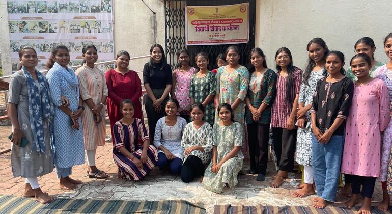 Tribal students engage with Foreign Scholarship Scheme beneficiaries under the Alumni Connect Programme