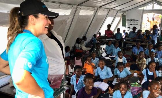 Erika Abs, Emergency Supply and Logistics Coordination for the UNICEF Supply Division in a field mission