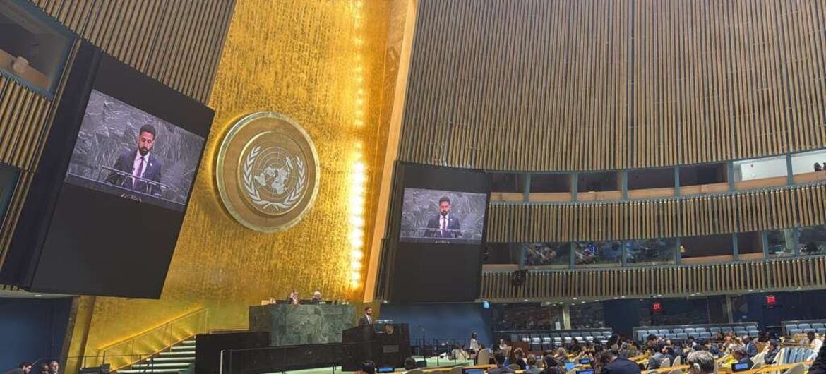 O Representante Permanente da Síria junto à ONU apresenta um projeto de resolução sobre a designação de um dia internacional para homenagear as mulheres que buscam pessoas desaparecidas.
