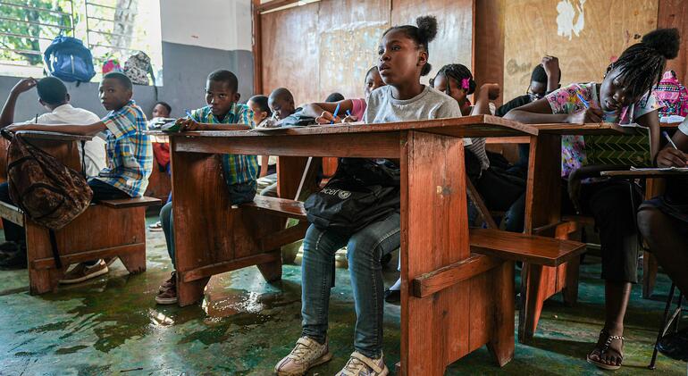 Back to school in Haiti: ‘Madame, can you stop what the gangs are doing to us?’ Back to school in Haiti: ‘Madame, can you stop what the gangs are doing to us?’