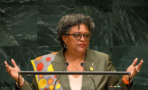 ‘Turn what we know into what we do,’ Barbados PM Mottley urges world leaders at UN