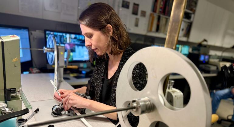 Inside the New York ‘time machine’ racing to save a century of sound and film
