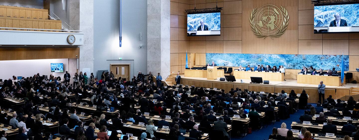 António Guterres, United Nations Secretary-General, speaking at the opening of the High-level segment, 61st session of the Human Rights Council, Palais des Nations, Geneva, Switzerland - 23 February 2026