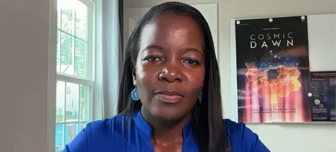 Dkt. Alinda Mashiku, Meneja wa Mpango wa Uchambuzi wa Hatari za Migongano Angani (CARA) katika Kituo cha Kitaifa cha masuala ya Anga za mbali cha NASA Goddard, Maryland nchini Marekani.