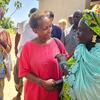 Joyce Msuya of UNOCHA meets with local authorities in Birao, Central African Republic, in October 2025.