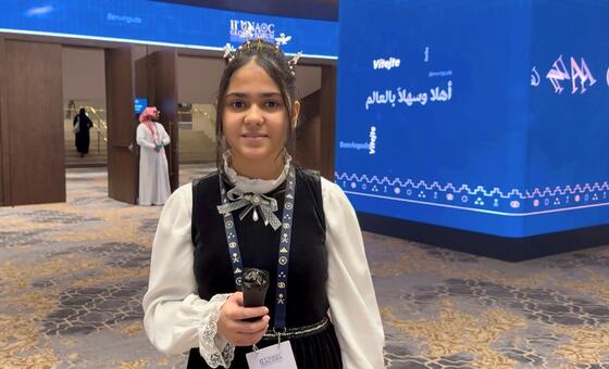 كوفسار غوربان، صانعة أفلام طفلة في الحادية عشرة من عمرها من أذربيجان، حصلت على جائزة تقدير لجنة التحكيم الدولية في مهرجان Plural+ للأفلام، أثناء المنتدى الدولي لتحالف الأمم المتحدة للحضارات في المملكة العربية السعودية.