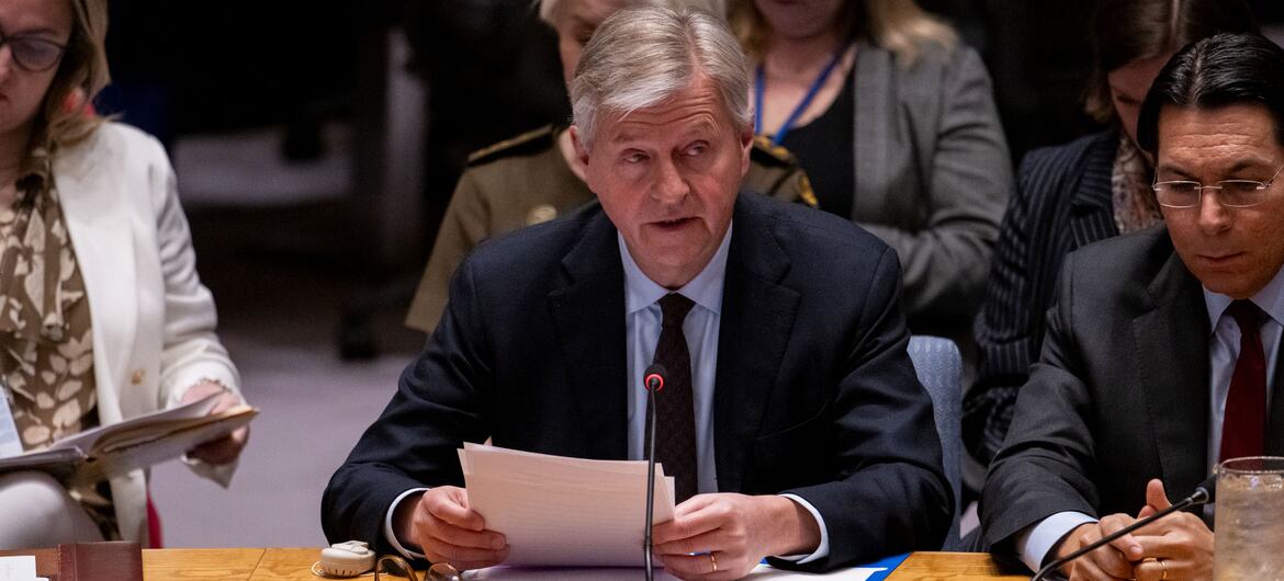 Le sous-secrétaire général de l'ONU, Jean-Pierre Lacroix, informe le Conseil de sécurité de l'ONU sur la situation au Moyen-Orient et au Liban à la suite d'incidents impliquant des forces de maintien de la paix de l'UNIFIL.