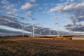 Ветряная ферма в Онтарио, Канада