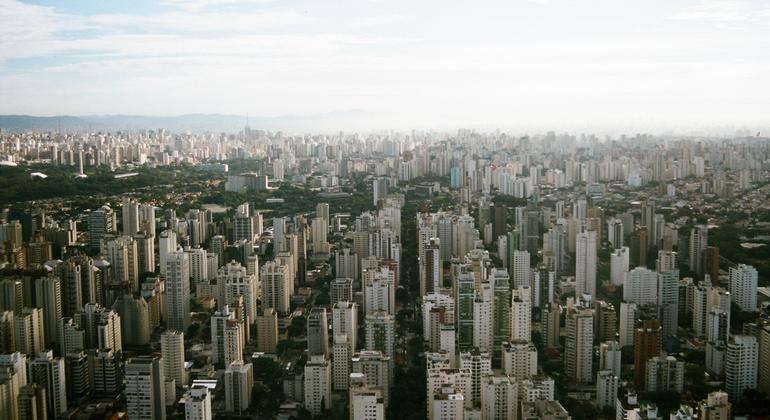 Vista de la ciudad brasileña de São Paulo.