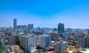 Vista de Colombo, capital de Sri Lanka