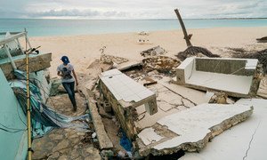 The aftermath of Hurricane Irma in Barbuda.