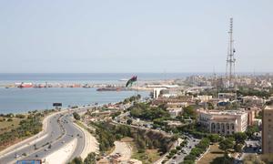 A view of Tripoli, Libya.