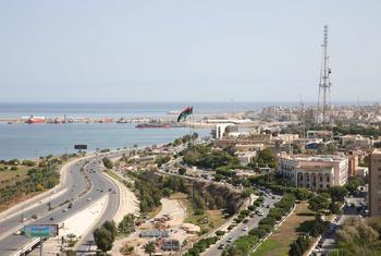 利比亚的黎波里一景。
