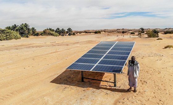  The availability of solar energy has enabled farmers in north Sudan to continue farming 