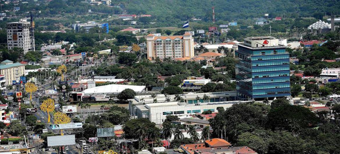 Managua, Nicaragua's capital city.