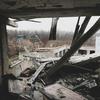 一座建筑在乌克兰东部的冲突中被摧毁。（资料图）