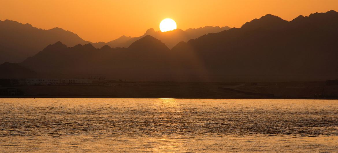 صورة الجبال في شرم الشيخ بمصر