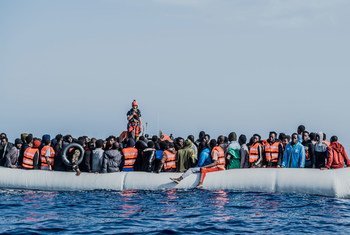Migrants continue to make the perilous journey crossing the Mediterranean Sea to Europe. (file)