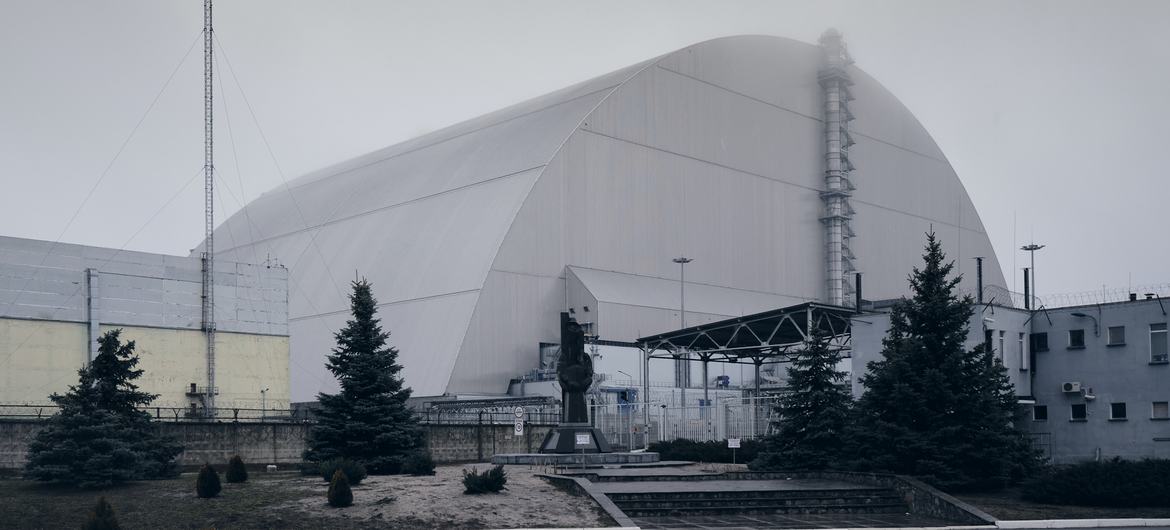 Reactor 3 de la central nuclear de Chernóbil, en Ucrania.