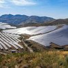 Una estación de paneles solares en Andalucía, en el sur de España.