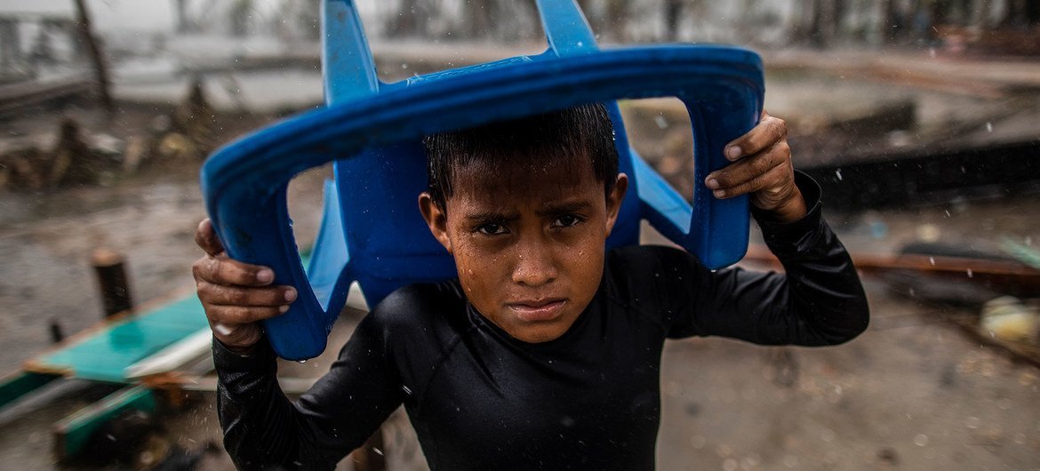 Back to back hurricanes in 2020 caused destruction and flooding across Central America, leaving thousands of people homeless.