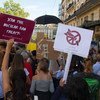 مظاهرة احتجاجية ضد الاسلحة النووية في جنيف (من الأرشيف)