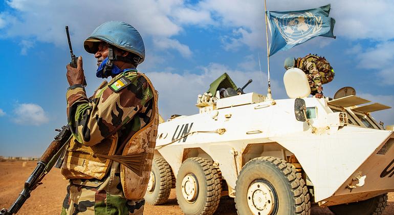 Миротворцы из нигерийского контингента обеспечивают безопасность в восточной части Мали.
