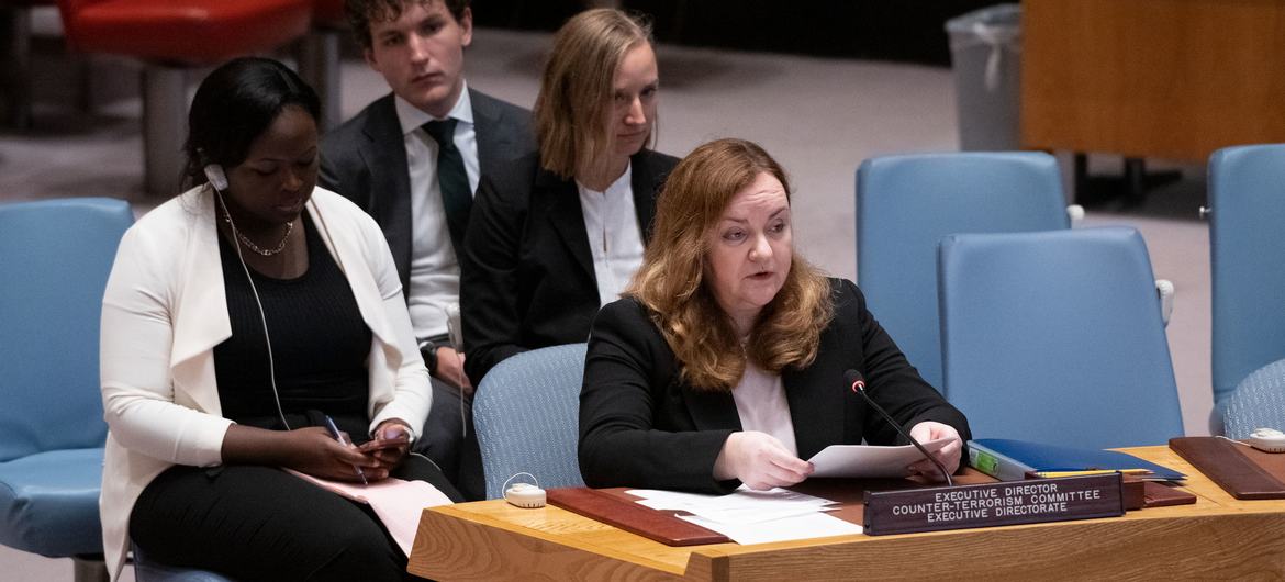 سی ٹی ای ڈی کی ایگزیکٹو ڈائریکٹر نتالیہ گیرمین ںے کہا کہ رکن ممالک کو دہشت گردوں کو انصاف کے کٹہرے میں لانے اور اس کوشش کے لیے بین الاقوامی تعاون کا مظاہرہ کرنے کی ذمہ داری بھی یاد دلانا ہو گی۔
