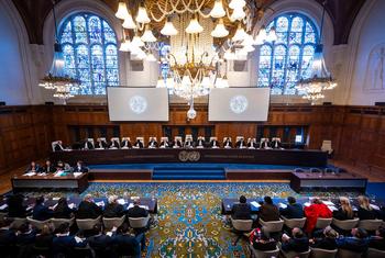 The International Court of Justice delivers its ruling in the case of South Africa v. Israel in The Hague.