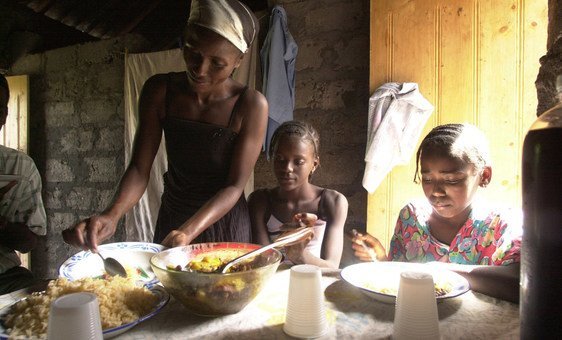 Guterres lembrou que 820 milhões de pessoas passam fome no mundo. 