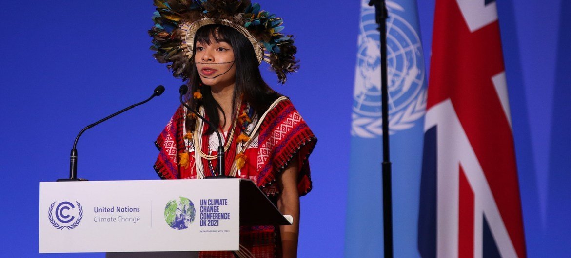 Indígena Txai Suruí voltou  a pedir compromisso com o futuro do planeta