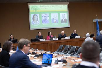 حلقة الأمم المتحدة الدراسية الإعلامية الدولية بشأن السلام في الشرق الأوسط في جنيف.