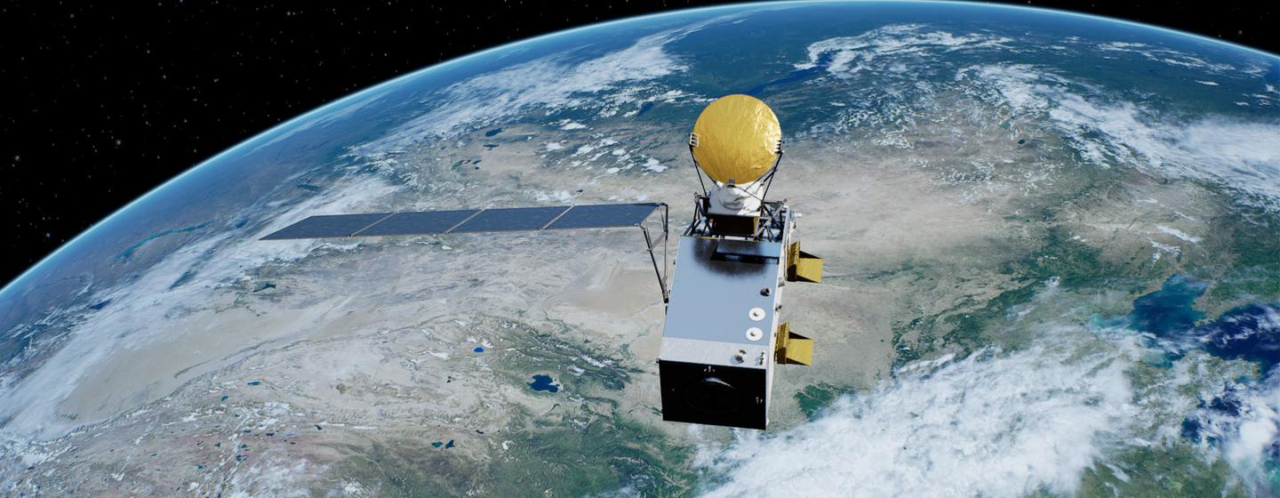 Image 3D du satellite chinois météorologique FENGYUN-3F.