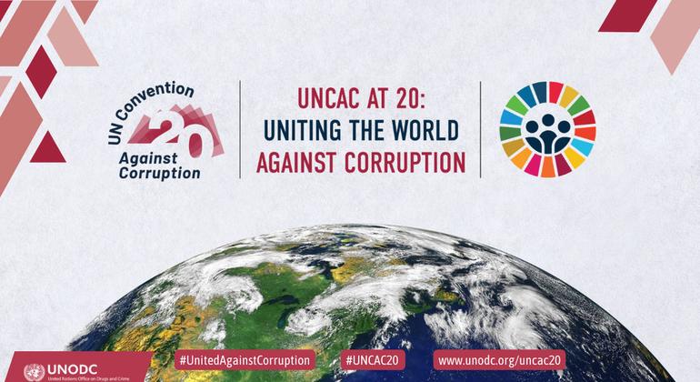 संयुक्त राष्ट्र की भ्रष्टाचार निरोधक कन्वेंशन - UNCAC को 20 वर्ष हो गए हैं और ये दुनिया को भ्रष्टाचार के विरुद्ध एकजुट कर रही है.