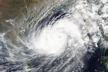  Imagens de satélite do ciclone Mocha na sexta-feira