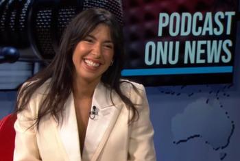 A influenciadora digital e empresária Camila Coutinho em entrevista ao Podcast ONU News.