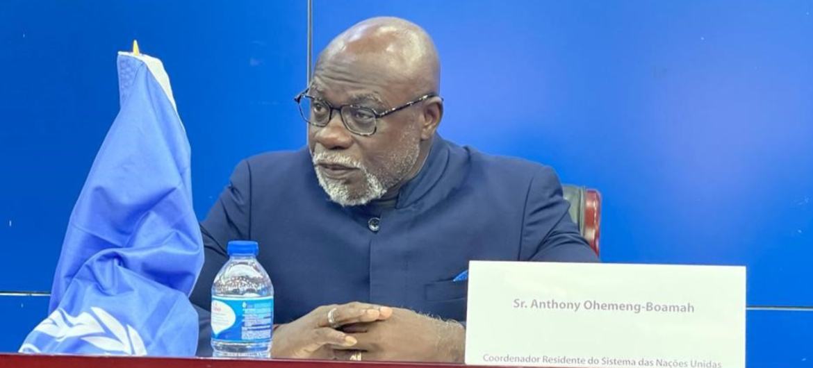 Anthony Ohemeng-Boamah, coordenador residente do Sistema das Nações Unidas na Guiné-Bissau