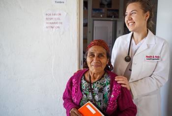 Виктория Валикова, сооснователь и директор Health & Help, в клинике в Гватемале.