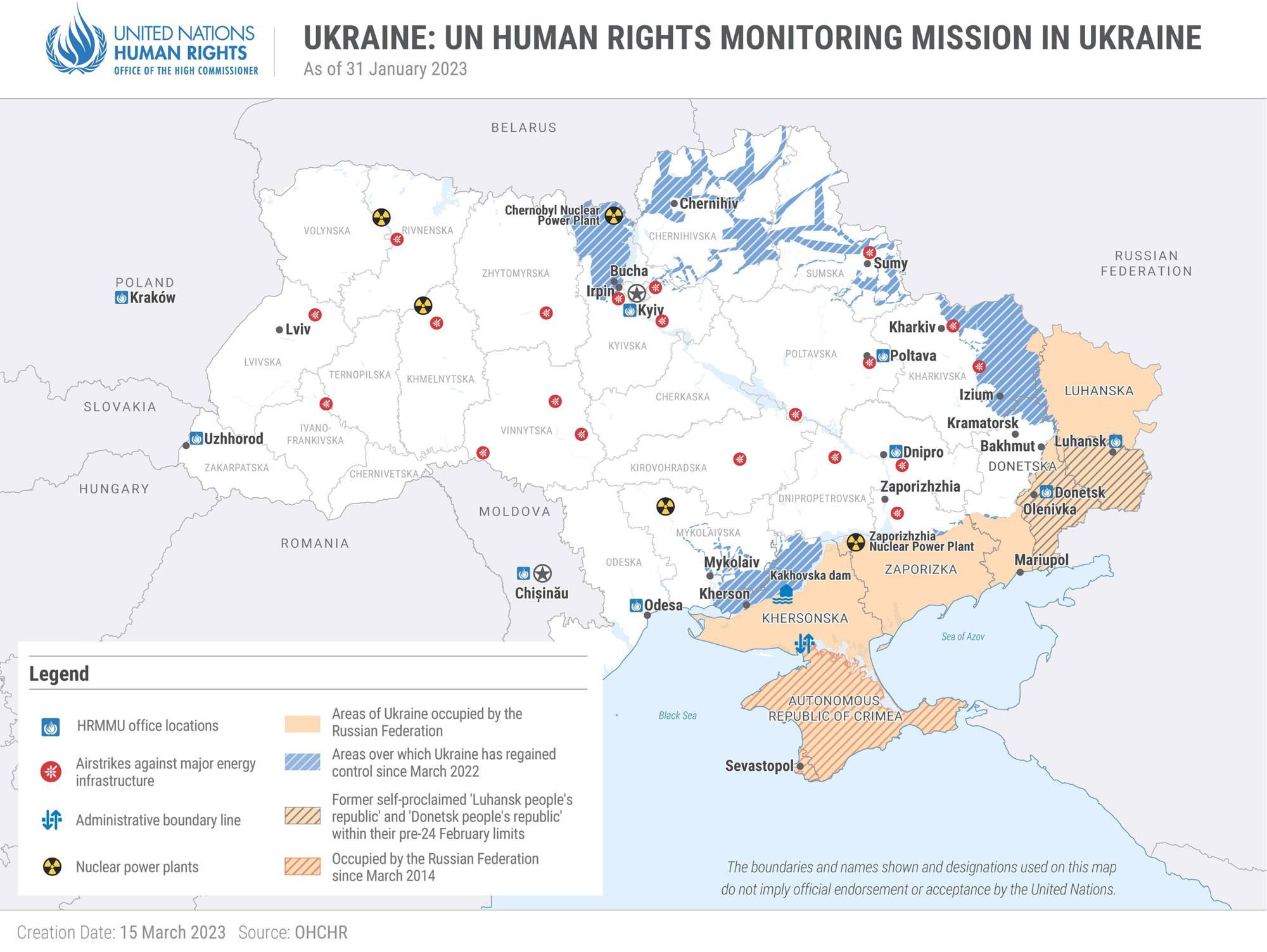Laporan ke-35 tentang Situasi Hak Asasi Manusia di Ukraina