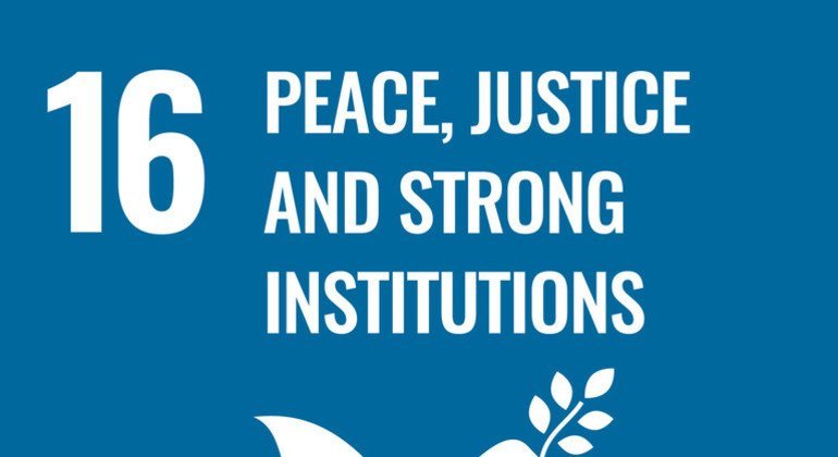 एसडीजी 16: शांति, न्याय और मज़बूत संस्थाएँ.