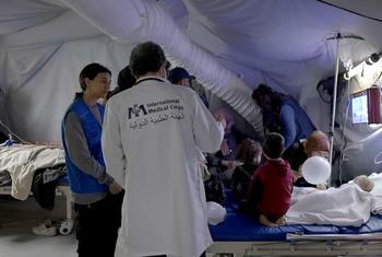 Hospitali ya Kimataifa ya Kikosi cha Medical Corps huko Rafah, Gaza wamekuwa wadau muhimu wa matibabu