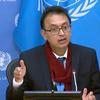 Press briefing by Mr. Javaid Rehman, the Special Rapporteur on the situation of human rights in the Islamic Republic of Iran, one of the independent experts condemning Iran's execution of three men on 19 May, 2023, convicted of involvement in the killing…