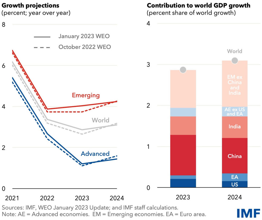 China and India wil be the major engines of growth this year.