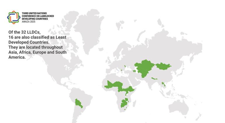 Currently there are 32 landing developing countries, of which 16 countries also come under the division of the underdeveloped countries. Currently there are 32 landing developing countries, of which 16 countries also come under the division of the underdeveloped countries.