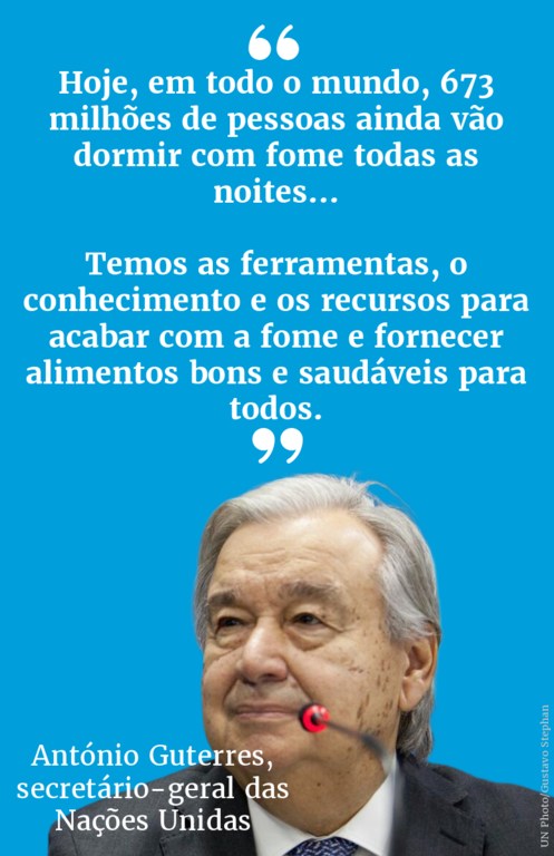 Hoje, em todo o mundo, 673 milhões de pessoas ainda vão dormir com fome todas as noites...  Temos as ferramentas, o conhecimento e os recursos para acabar com a fome e fornecer alimentos bons e saudáveis para todos Hoje, em todo o mundo, 673 milhões de pessoas ainda vão dormir com fome todas as noites...  Temos as ferramentas, o conhecimento e os recursos para acabar com a fome e fornecer alimentos bons e saudáveis para todos