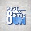 标题"POST 80s IN THE UN"以蓝色和白色的艺术字体呈现，背景为联合国维和人员及行动的老照片拼贴。