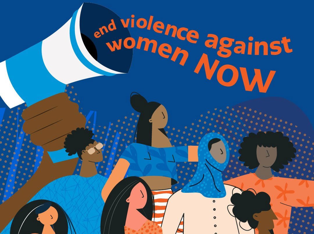 Pinta el mundo de naranja, una campaña para poner fin a la violencia contra las mujeres.